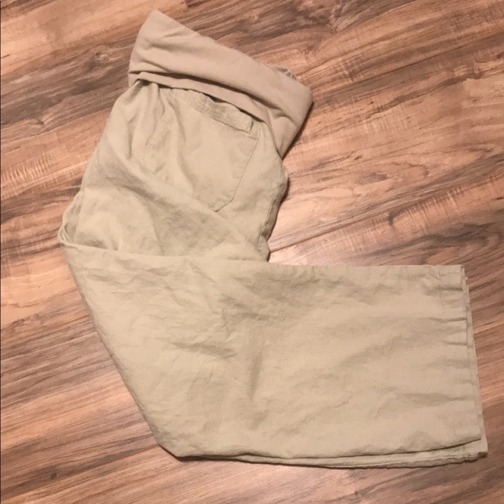 Khakis linen pants